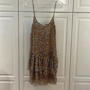Zara Basic floral cover up dress